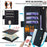 For Samsung Galaxy S26 Case RFID Blocking Wallet PU Leather Phone Cover with Wrist Strap - Black - 6