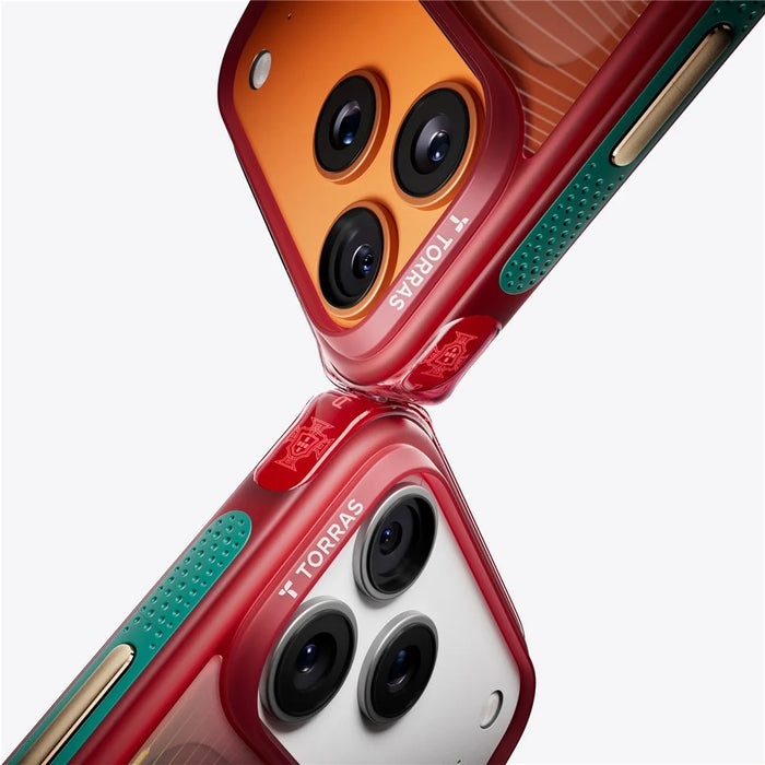 TORRAS Ostand Q3 Air for iPhone 17 Pro Max Magnetic Case 360° Rotating Kickstand TPU PC Phone Cover, FPF Limited Edition - Glory Slash - 3