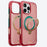 TORRAS Ostand Q3 Air for iPhone 16 Pro Magnetic Case 360° Rotating Kickstand TPU PC Phone Cover, FPF Limited Edition - Wave of Passion - 1