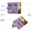 For Nothing Phone (4a) Wallet Case Rhombus Stitching Line PU Leather Phone Cover with Wrist Strap - Purple - 2