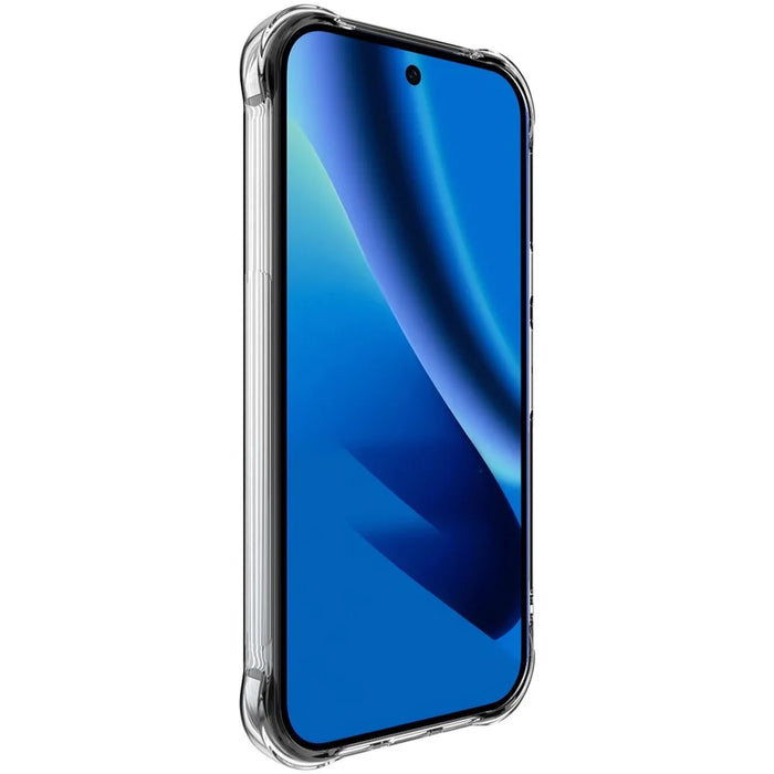 IMAK for Google Pixel 10a Magnetic Case Airbag Shockproof Protection TPU Phone Cover - Transparent - 2