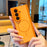 For Samsung Galaxy Z Fold7 5G Magnetic Case Dual-Axis Matte Foldable Phone Hard PC Cover - Orange - 5