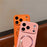 For iPhone 17 Pro Max Magnetic Case Aurora Pattern PU Leather + TPU + PC Phone Cover Compatible with Magsafe - Orange - 5