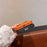 For iPhone 17 Pro Magnetic Case with 360° Rotating Ring Kickstand Aurora CD Pattern TPU + PC Phone Cover Compatible with Magsafe - Orange - 5