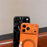 For iPhone 17 Pro Magnetic Case with 360° Rotating Ring Kickstand Aurora CD Pattern TPU + PC Phone Cover Compatible with Magsafe - Orange - 6