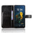 For TCL NxtPaper 70 Pro 5G PU Leather Case with Strap Crazy Horse Texture Phone Wallet Cover - Black - 5
