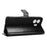 For TCL NxtPaper 70 Pro 5G PU Leather Case with Strap Crazy Horse Texture Phone Wallet Cover - Black - 6