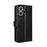 For TCL NxtPaper 70 Pro 5G PU Leather Case with Strap Crazy Horse Texture Phone Wallet Cover - Black - 7