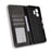 For TCL NxtPaper 70 Pro 5G Leather Case Wallet Stand Retro Texture Phone Cover - Black - 5