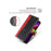 For Samsung Galaxy S26 Case Contrast Color Wallet Leather Phone Cover - Black + Red - 6