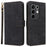 For TECNO Camon 50 4G Case Wallet RFID Blocking PU Leather Phone Cover Stand with Strap - Black - 1