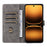 For Infinix Smart 20 4G Case Wallet RFID Blocking PU Leather Phone Cover Stand with Strap - Black - 2
