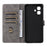 For Infinix Smart 20 4G Case Wallet RFID Blocking PU Leather Phone Cover Stand with Strap - Black - 3