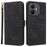 For TCL K70 4G / K70 Power 4G Case Wallet RFID Blocking PU Leather Phone Cover Stand with Strap - Black - 1
