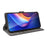 For TCL K70 4G / K70 Power 4G Case Wallet RFID Blocking PU Leather Phone Cover Stand with Strap - Black - 4