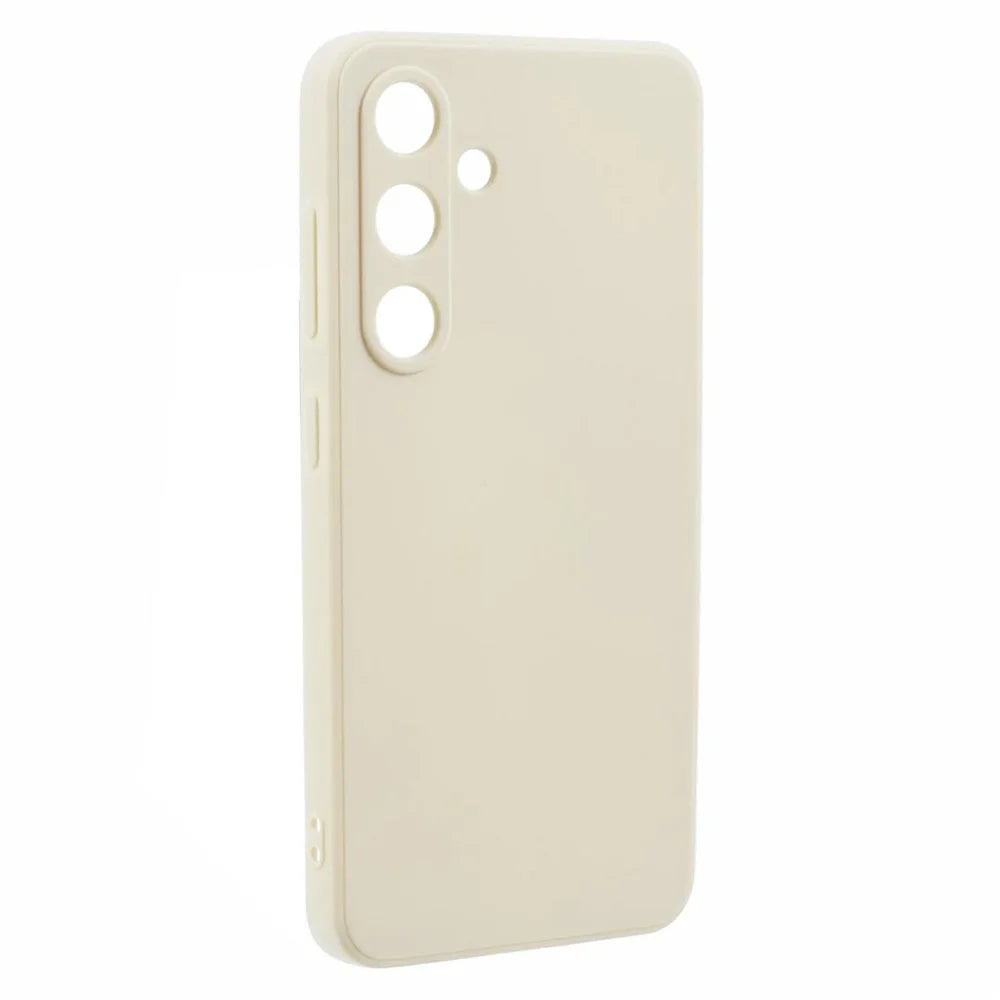 For Samsung Galaxy A57 5G Case Precise Cutouts Straight Edge TPU Shockproof Phone Cover - White - 3