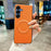 For Samsung Galaxy S26+ Magnetic Case Litchi Texture PU Leather Coated PC + TPU Protective Phone Cover - Orange - 1