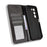 For Realme C100 5G / C83 5G Leather Case Wallet Stand Retro Texture Phone Cover - Black - 5