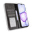 For Realme C100 5G / C83 5G Leather Case Wallet Stand Retro Texture Phone Cover - Black - 6