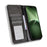 For TECNO Camon 50 4G Leather Case Wallet Stand Retro Texture Phone Cover - Black - 6