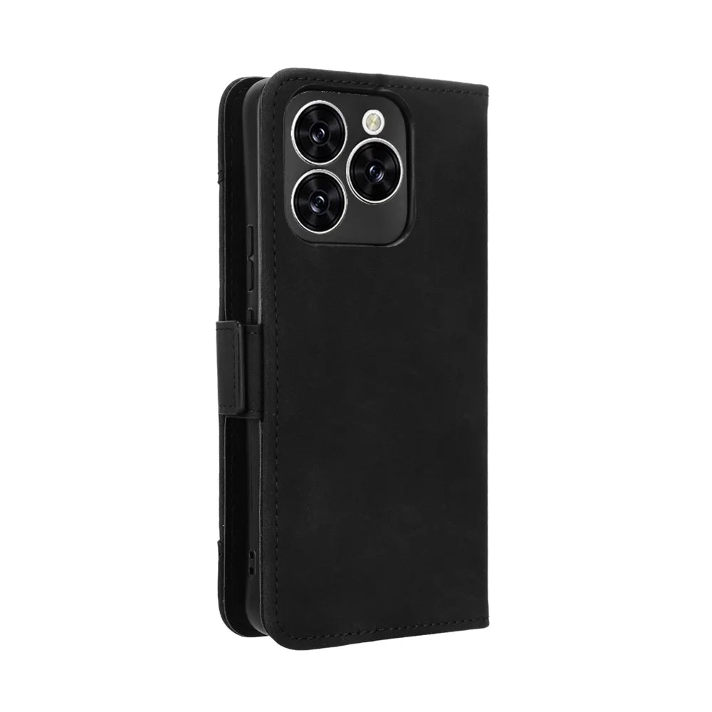 For Cubot Note 60 Leather Case Phone Wallet Cover with Multiple Card Slots - Black - 7