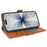 For iPhone 17 Leather Case Wallet Stand TPU + PU Skin-touch Cover - Brown - 3