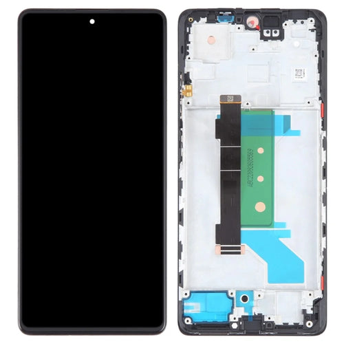 For Xiaomi Redmi Note 12 Pro+ 5G OEM Grade S AMOLED Screen and Digitizer Assembly + Frame (Without Logo) - 1