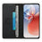 DIERFENG DF-019 for iPhone Air Leather Wallet Case Card Slots RFID Blocking Magnetic Flip Cover - Black - 3