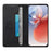DIERFENG DF-019 for iPhone 16 Pro Leather Wallet Case Card Slots RFID Blocking Magnetic Flip Cover - Black - 3