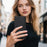 DIERFENG DF-019 for iPhone 16 Pro Leather Wallet Case Card Slots RFID Blocking Magnetic Flip Cover - Black - 7
