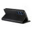 DIERFENG DF-019 for Samsung Galaxy S26+ Leather Wallet Case Magnetic Flip Cover with Card Slots RFID Blocking - Black - 4