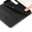 DIERFENG DF-019 for Samsung Galaxy S26+ Leather Wallet Case Magnetic Flip Cover with Card Slots RFID Blocking - Black - 5