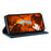 DIERFENG DF-019 for Sony Xperia 1 VII Leather Wallet Case Magnetic Flip Cover with Card Slots RFID Blocking - Blue - 2