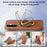 For Samsung Galaxy A26 5G Magnetic Case PC PU Phone Cover with 360 Rotating Ring Kickstand - Brown - 7