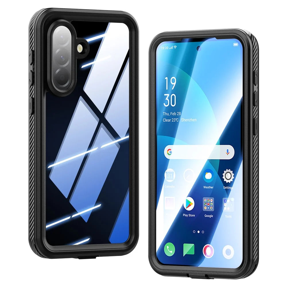 REDPEPPER For Samsung Galaxy A57 5G Case IP68 Waterproof PC + TPU Phone Cover - Black - 2