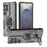 For Samsung Galaxy S26 Ultra Case Rotatable Ring Kickstand PC + TPU Shockproof Phone Cover - Black - 1