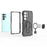 For Samsung Galaxy S26 Ultra Case Rotatable Ring Kickstand PC + TPU Shockproof Phone Cover - Black - 3