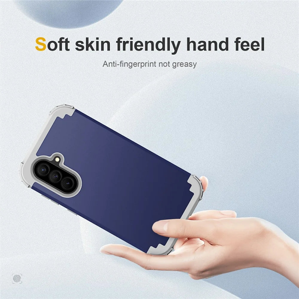 For Samsung Galaxy A37 5G Case Shockproof PC + TPU Phone Back Cover - Navy Blue - 7
