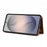 For Samsung Galaxy S26+ Case Line Imprinted Color Splicing Leather Phone Cover - Orange - 4