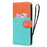 For Google Pixel 10a Cartoon Pet Series  Wallet Phone Case Splicing Leather Flip Cover - Sky Blue - 5