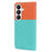 For Samsung Galaxy S26+ Cartoon Pet Series  Wallet Phone Case Splicing Leather Flip Cover - Sky Blue - 5