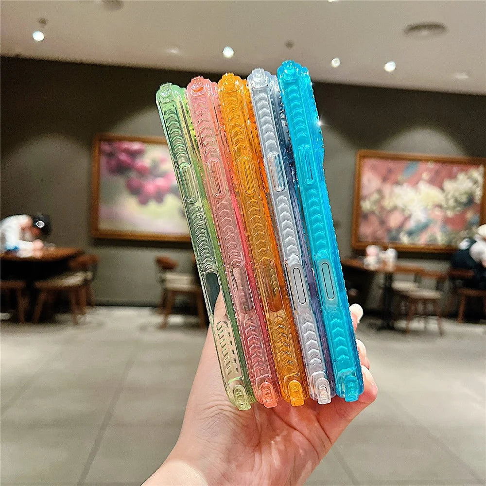For iPhone 18 Pro Max / 17 Pro Max Magnetic Phone Case Sparkling Rhinestone Decor TPU + Acrylic Transparent Cover Compatible with MagSafe - Green - 5