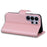For Samsung Galaxy S26 Ultra Case Cartoon Pattern Wallet Leather Phone Cover - Pink - 7