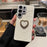 For Samsung Galaxy S26 Ultra Electroplating Phone Case Diamond Lens Ring Heart Kickstand TPU PC Protective Shell - White - 2
