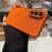 For Samsung Galaxy A56 5G Electroplating Phone Case Diamond Lens Ring Heart Kickstand TPU PC Protective Shell - Orange - 3