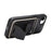 For iPhone 16e  /  17e Magnetic Case with Detachable Card Holder Kickstand TPU + PU Back Cover Compatible with MagSafe - Black - 3