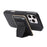 For iPhone 16 Pro Magnetic Case with Detachable Card Holder Kickstand TPU + PU Back Cover Compatible with MagSafe - Black - 4