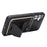 For Samsung Galaxy S26+ Magnetic Case with Detachable Card Holder Kickstand TPU + PU Back Cover Compatible with MagSafe - Black - 3