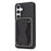 For Samsung Galaxy S26+ Magnetic Case with Detachable Card Holder Kickstand TPU + PU Back Cover Compatible with MagSafe - Black - 6