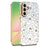 For Samsung Galaxy A56 5G Case Diamond Camera Ring Flower Pattern TPU PC Shockproof Protective Case - White - 1